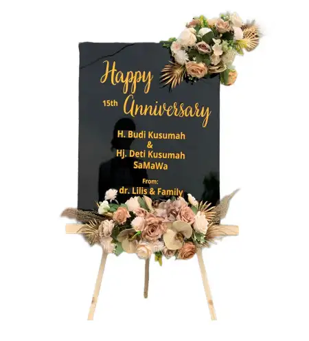 Papan Bunga Akrilik Padang Besi