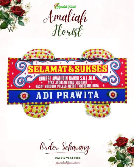 Papan Bunga Ucapan Selamat Padang Besi